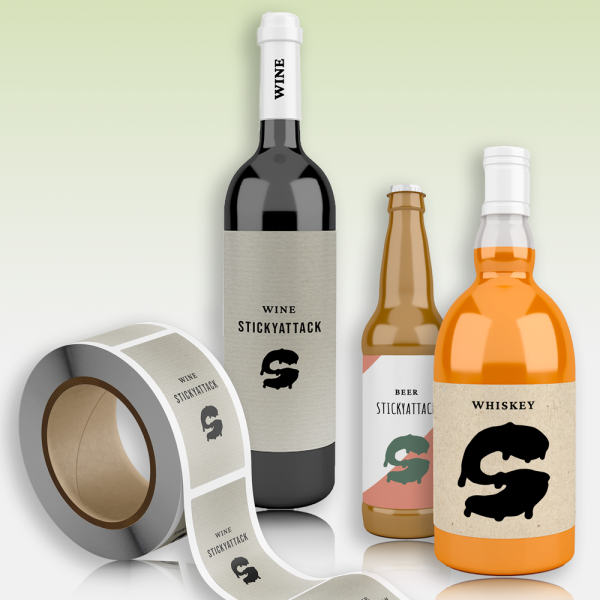 etichette per vino e liquori