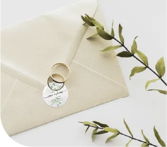 Etichette personalizzate per matrimonio