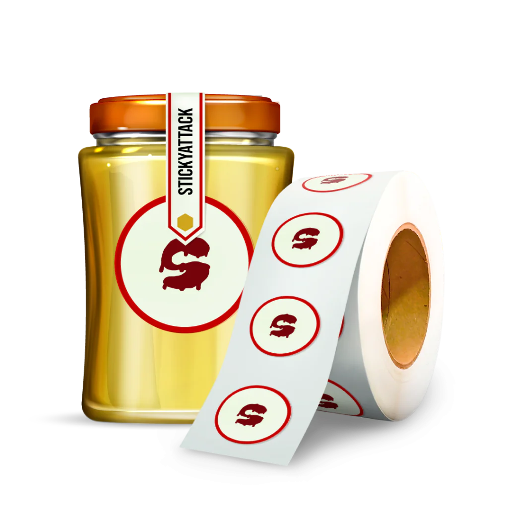 Etichette miele personalizzate stickyattack