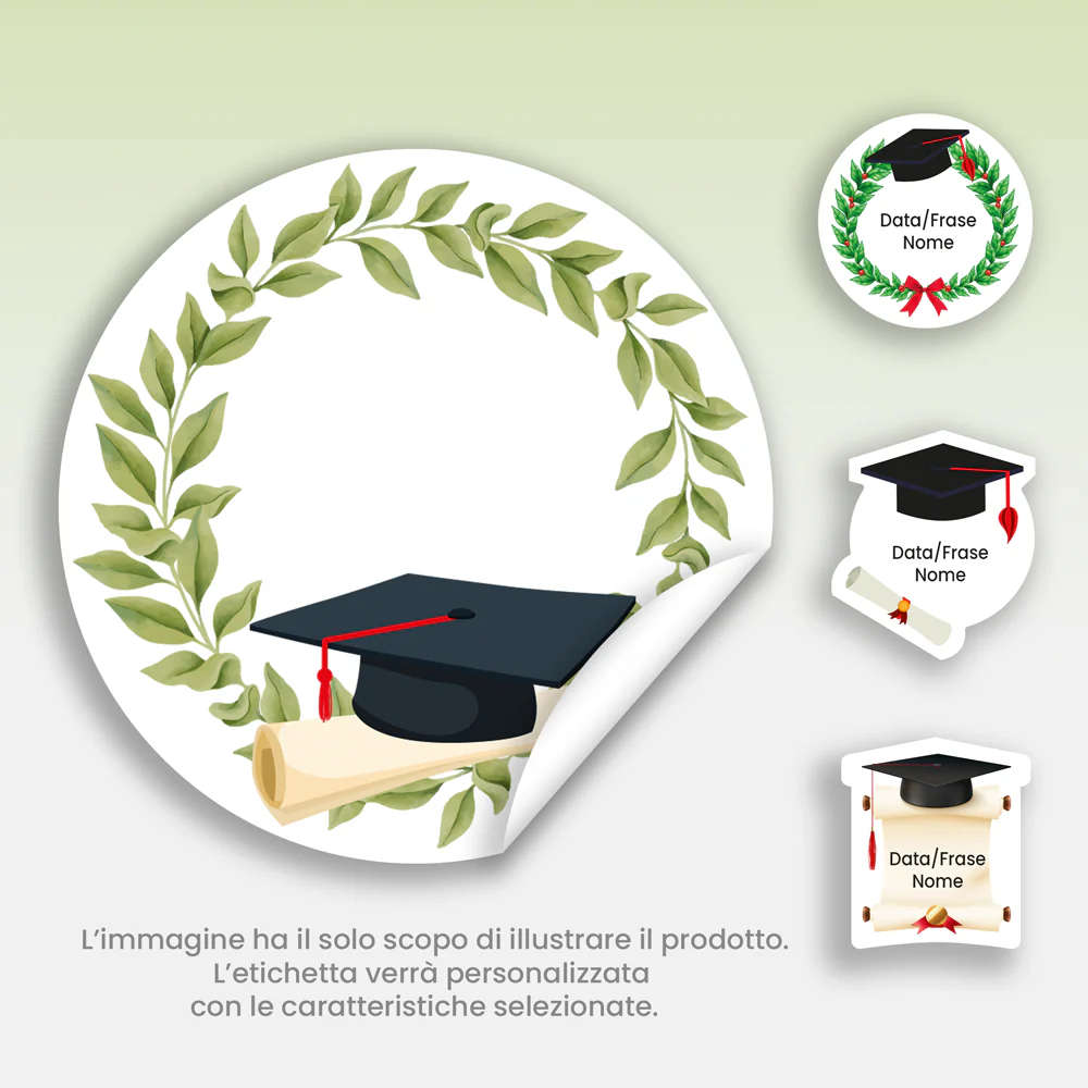 Etichette laurea - immagine 3