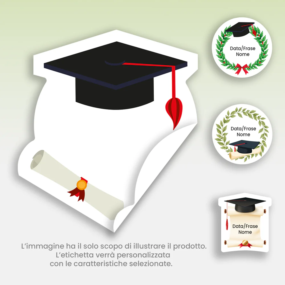 Etichette laurea - immagine 4