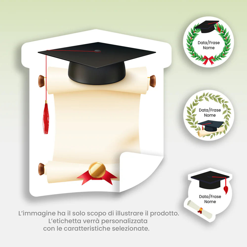 Etichette laurea - immagine 5