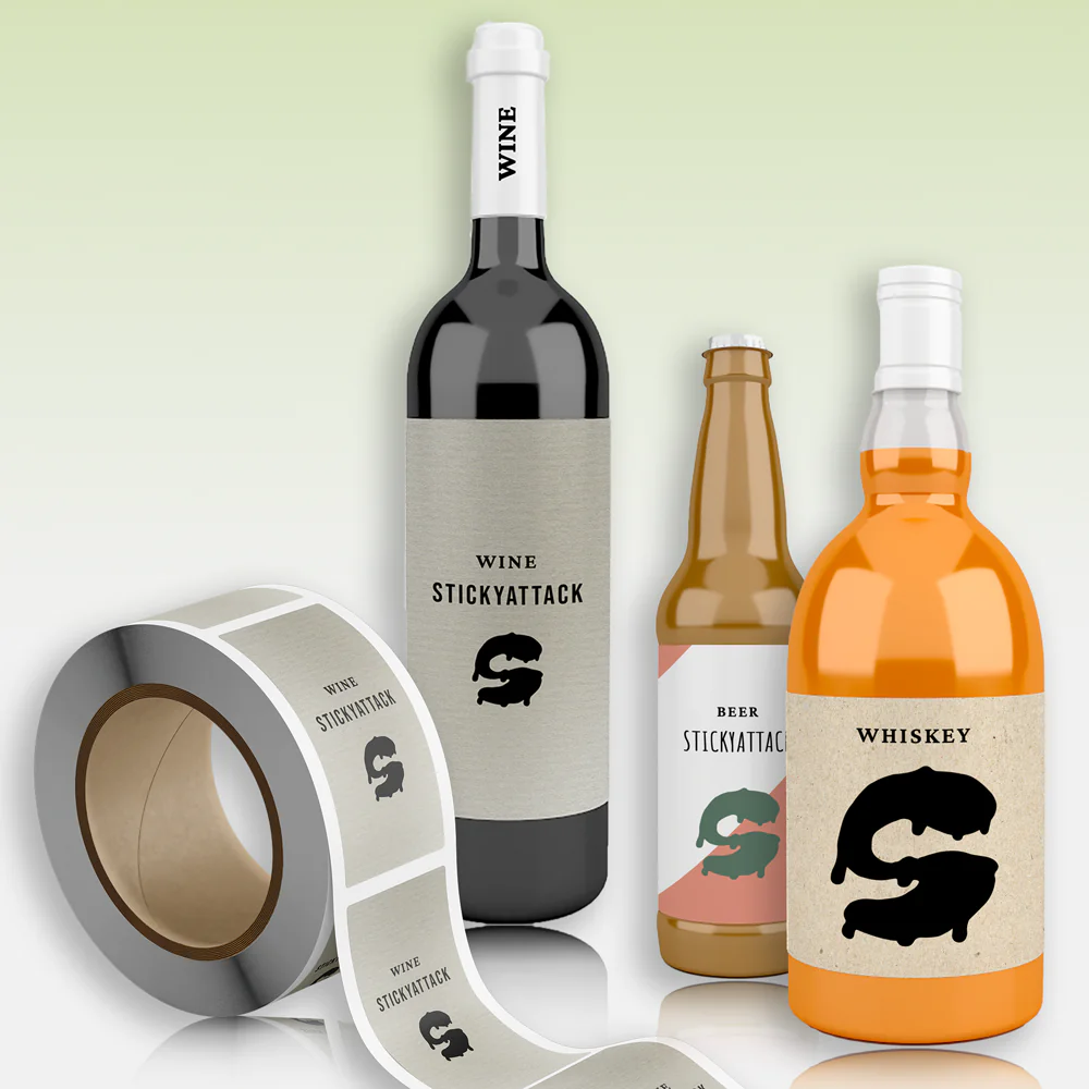 etichette per vino e liquori