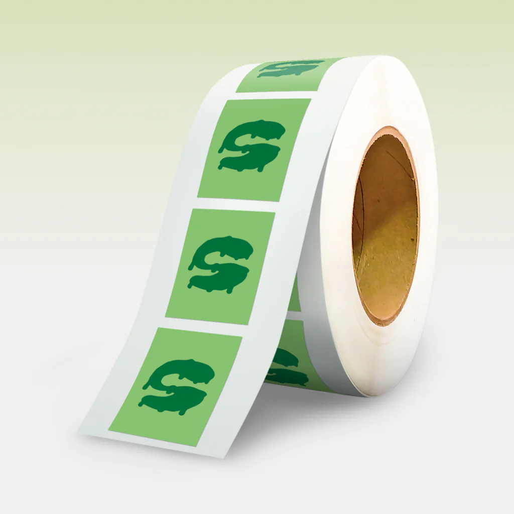 Etichette adesive rettangolari personalizzate stickyattack