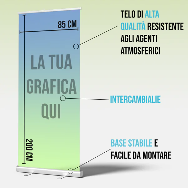 Roll up economy 85x200 - immagine 2